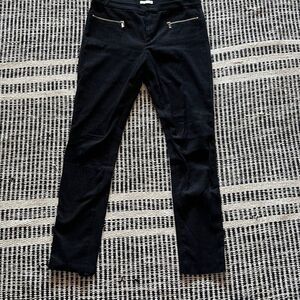 SuperTrash Size 38 ( 6 ) Black pants Suede casual pants